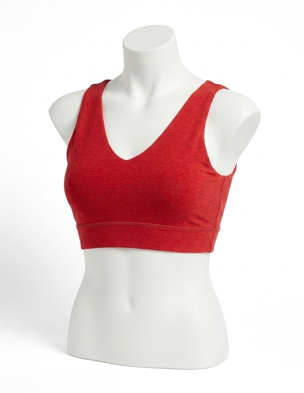 NEW BEYOND YOGA spacedye good day long line bra in holly red heather